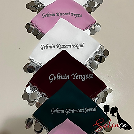 PUL İŞLEMELİ İSİMLİ MENDİL